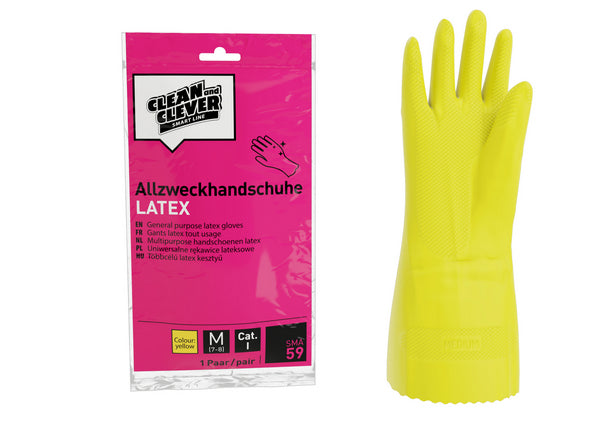 handschuh discount CLEAN and CLEVER Latex-Allzweckhandschuhe SMA 59 – Gastro Discount
