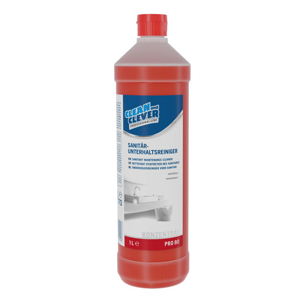 CLEAN and CLEVER Sanitärreiniger PRO 80