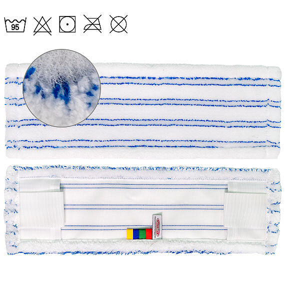 CLEAN and CLEVER Microfasermopp Premium PRO Taschen/Laschen, 50 cm