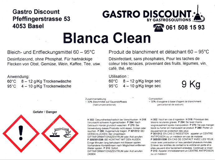 Blanca Clean (Entfleckungsm.)