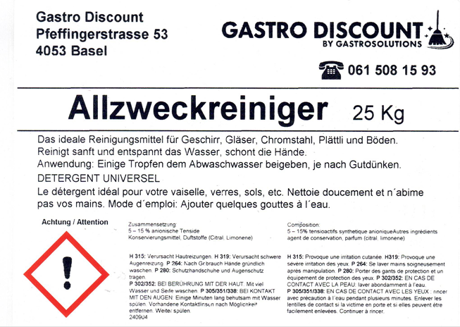 Allzweckreiniger grün