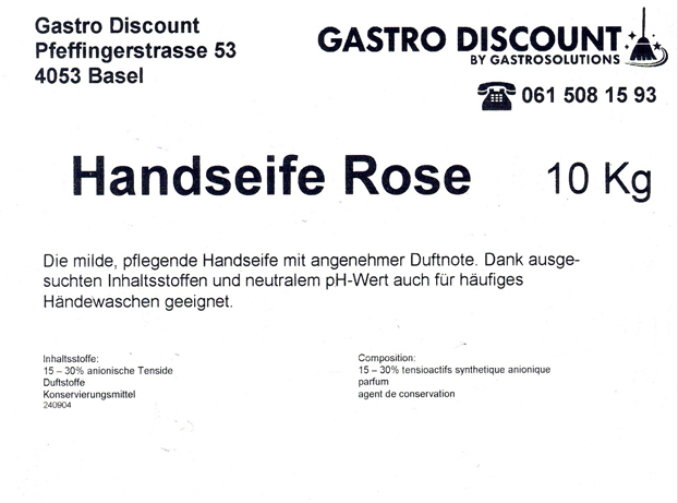 Handseife rose